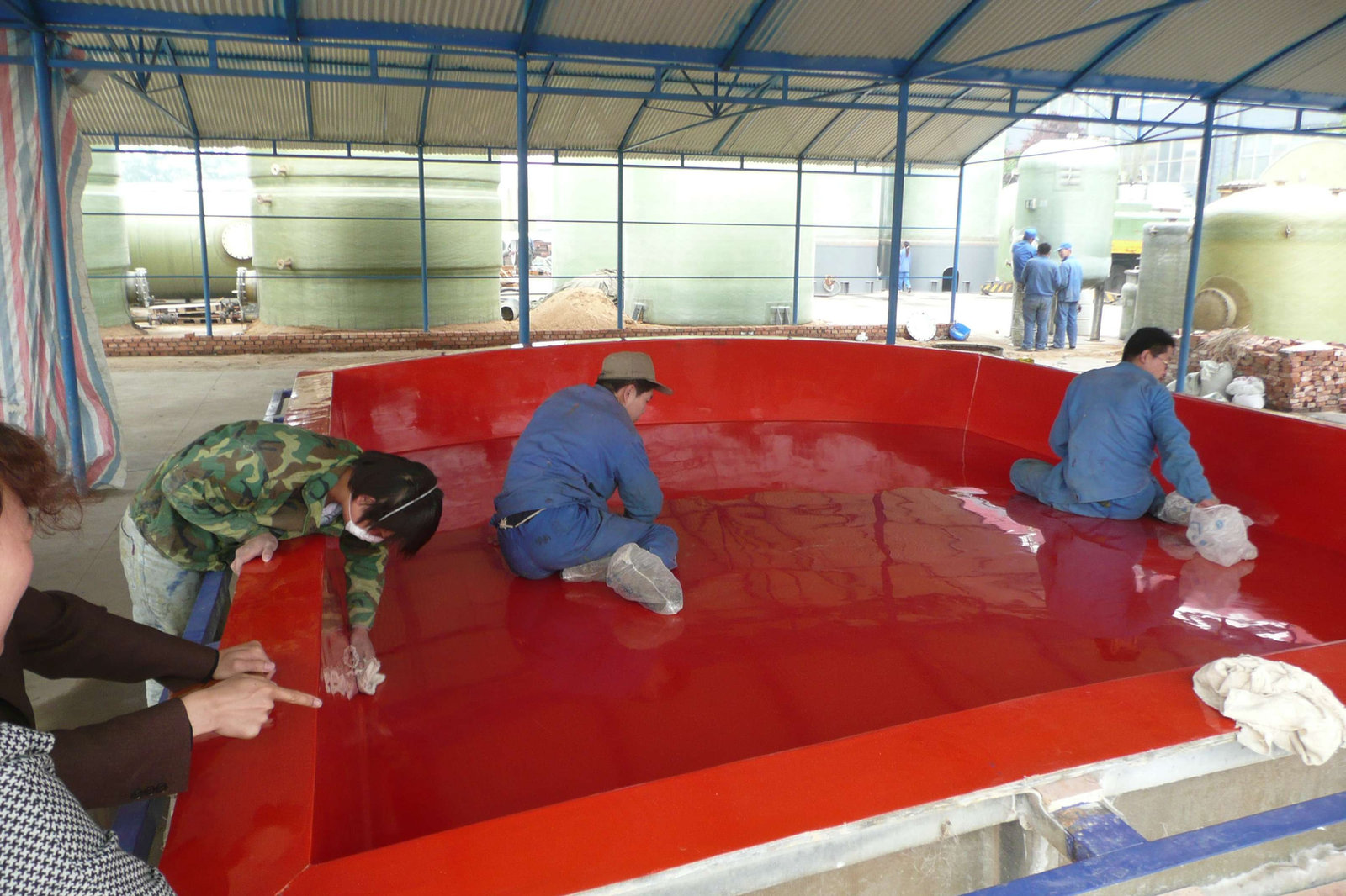 Heavy fabrication shop in China audited and used by SBCCO-China