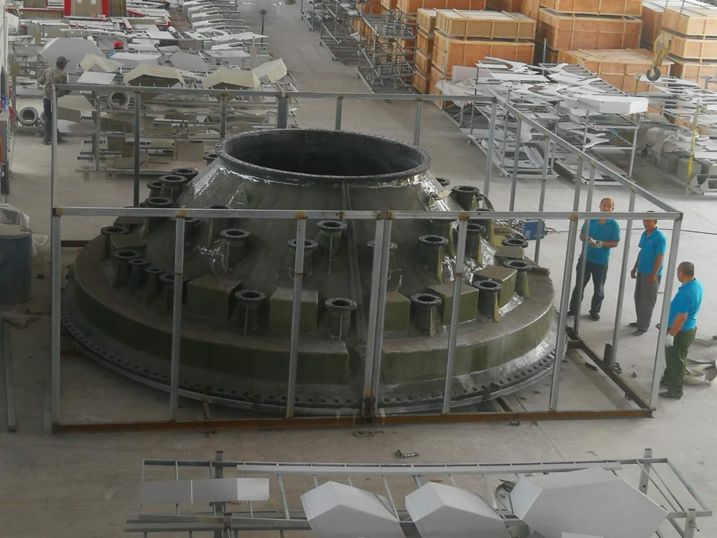 FRP cooling tower covers supplied by SBCCO-China