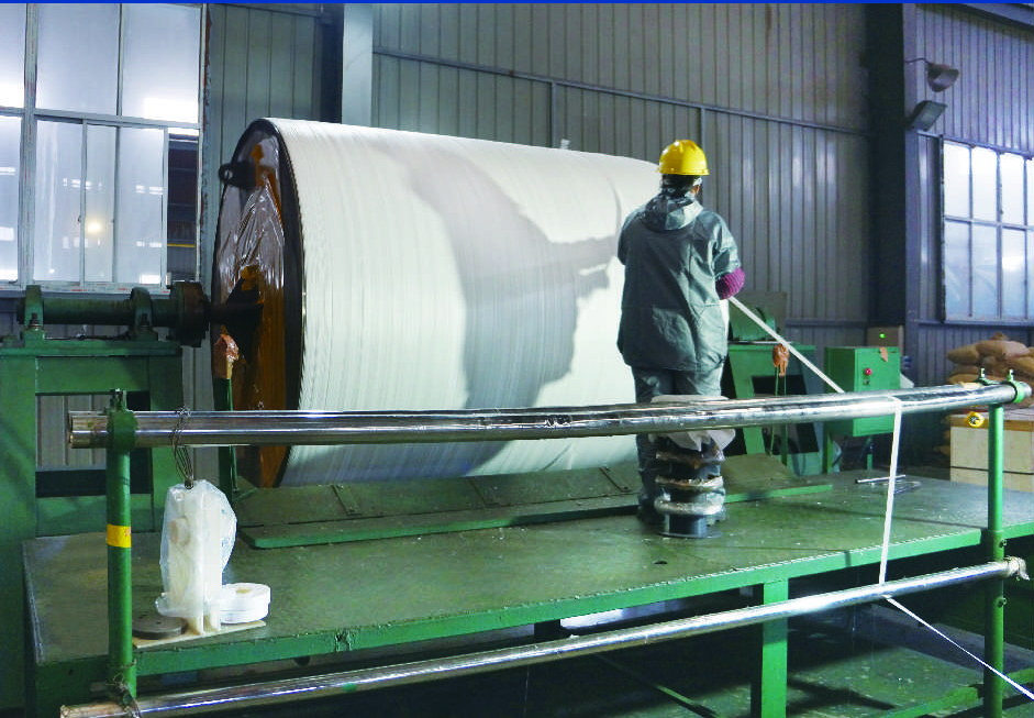 Wire-mesh winding — vessels and columns at a lining works used by SBCCO-China