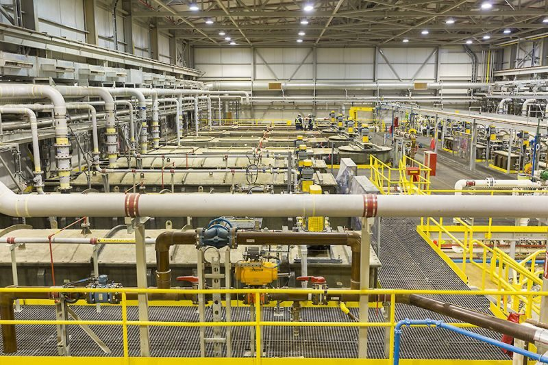 Solvent extraction plant in service with separation equipment supplied by SBCCO-China
